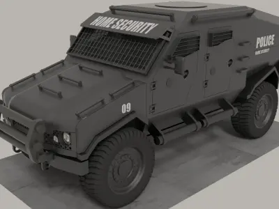 armoured vehicle Free 3D model