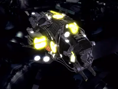 Kings - Fighter Ship - Updated Low-poly 3D model