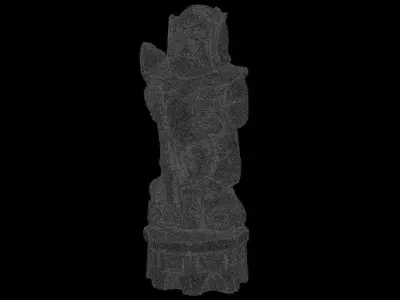 China Mini Sculpture 3D model
