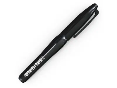 Permanent Marker 3D model purchase