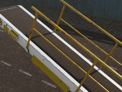 Airport Luggage Loader 3D model