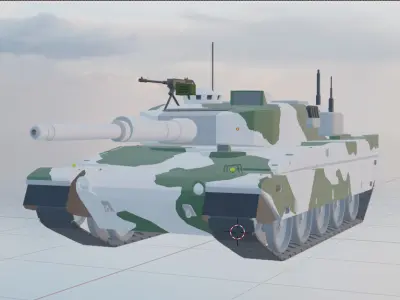 90sikitank Free 3D model