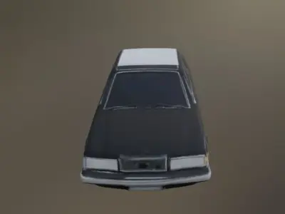 black car 3D model