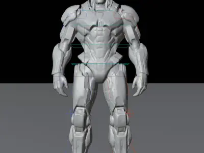CyberBot future 3D model