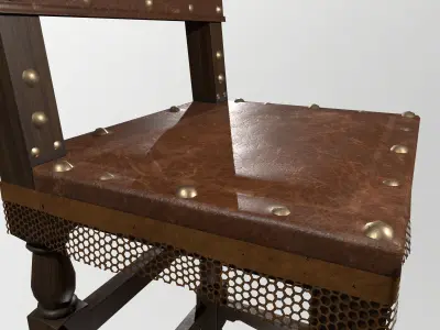 Chair 03 Low-poly 3D model