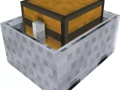 REALISTIC ANIMATION Minecraft Chest-Minecart Low-poly 3D model