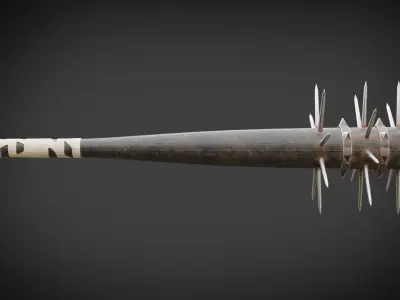 Post Apocalyptic tools Low-poly 3D model