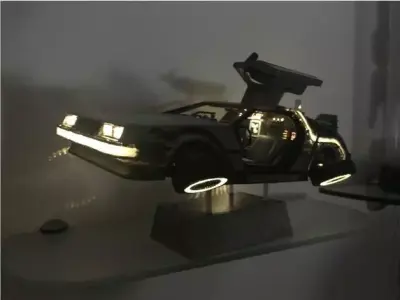 DIY DeLorean Time Machine 3D print model
