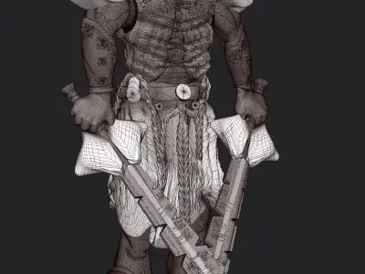 Bogatyr warrior 3D model