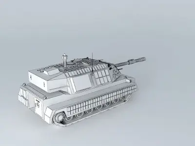 hard tank xagan Free 3D model