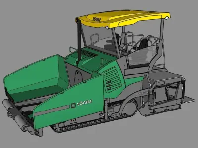 Finisseur Vogele SUPER 1600-3i - Vogele SUPER 1600-3i finisher 3D model
