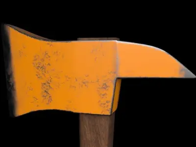 AXE BLADE Free low-poly 3D model
