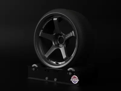 Advan GT Low-poly 3D model