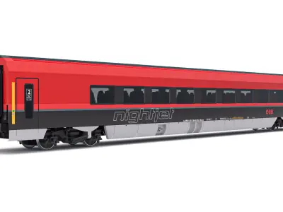 Ampz Rail Wagon Set 3D model