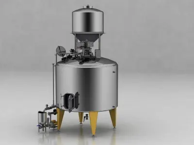 Industrial Tank 3D model