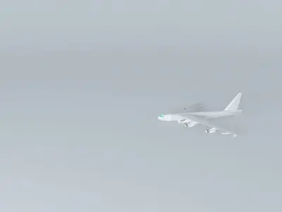 B 52 Stratofortress BOMBER 3D model