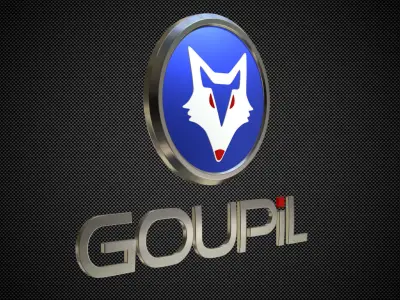 goupil logo 3D model
