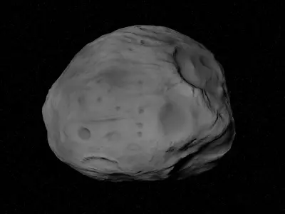 Phobos Alien Planet Sci-Fi Fantasy Scenery 3D model