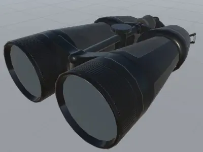Long Range Binoculars Low-poly 3D model