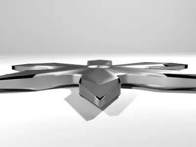 Throwing Star - Type 1 3D model