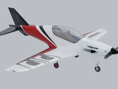 Airplane Pelegrin Tarragon 3D model