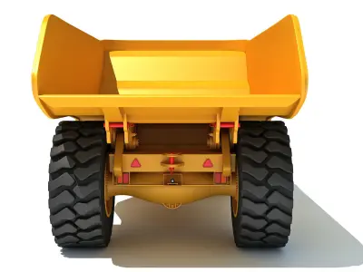 Underground Articulated Mining Truck 3D model