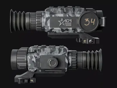 AGM Global Vision Rattler Thermal Scope Low-poly 3D model