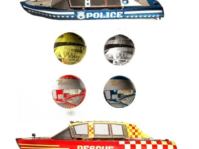 Camper of Sea Vol01  HACKERBOAT 3D model