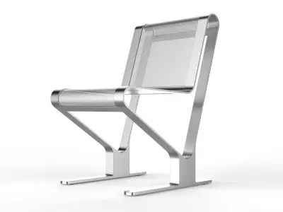 Waiting Room Seat V1 1 Seat 3D model