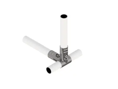 PIPE FITTINGS-PIPE EXTERNAL CONNECTION 3D model