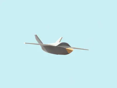 3D PRINTABLE KRATOS XQ-58 VALKYRIE DRONE WITH STAND Free 3D print model