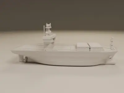 cargo ship 3D print model