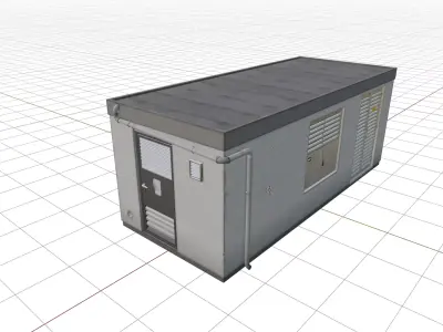 Electrical Utility Transformer Station 3D model