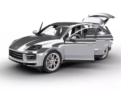 Porsche Cayenne S 2025 HQ 3d model 3D model