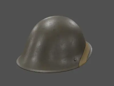 Mk III Turtle helmet Low-poly 3D model