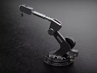 Robotic arm mechanical  3D model