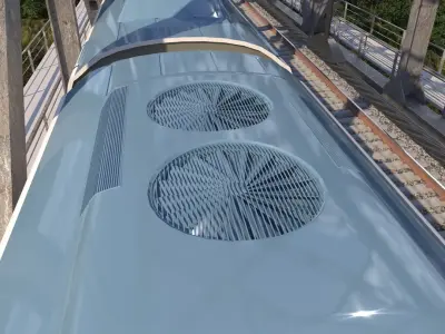 High-speed Electric Train Siemens Velaro AVE Renfe Spain 3D model