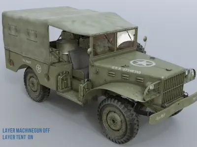 Dodge WC-51 3D model