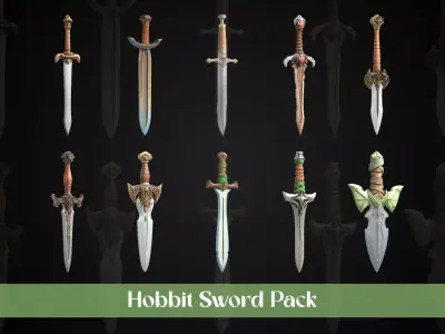 Stylized Hobbit Sword Pack