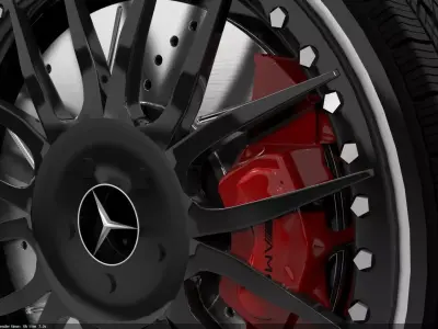 Mercedes Wheel 3D model