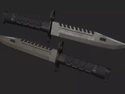 M9 Bayonet Knife Low-poly 3D model purchase