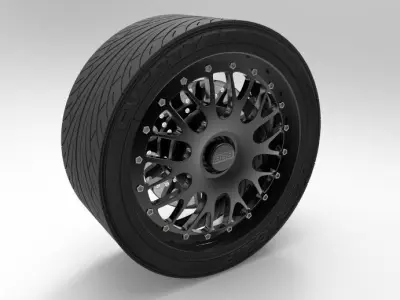 BBS rim 3D model