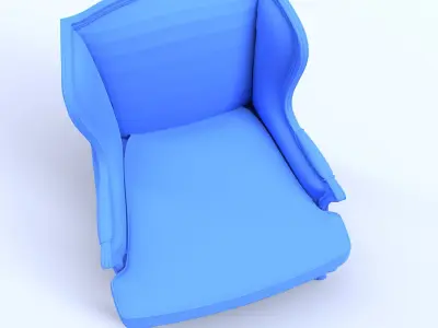 Armchair 1 3D print model