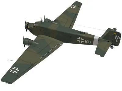 Junkers Ju52 3D model order