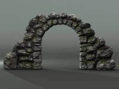Stone Arch 3D model
