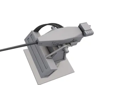 Oerlikon Searanger Naval Gun 3D model