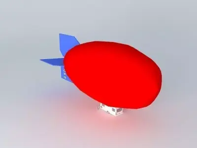 Caravan Airship Free 3D model