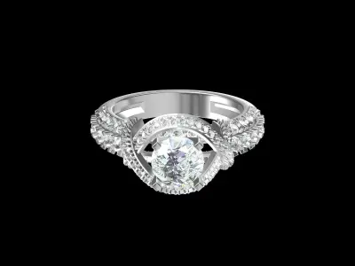 Wedding Ring  3D print model 256
