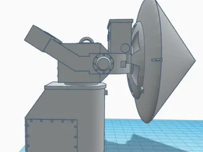 AN SPN 46 Radar Aircraft Approach Radar 3D print model