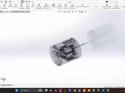 dc motor 3D model purchase
